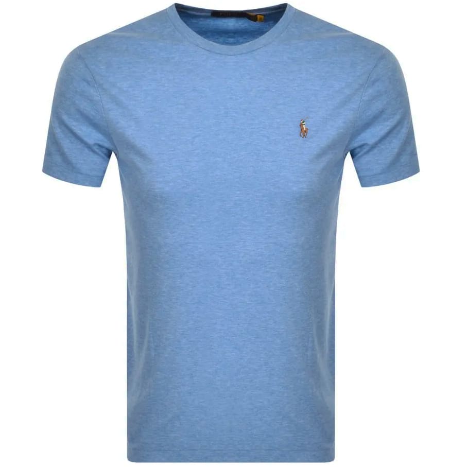 Alternative Image for ProductRalph Lauren Crew Neck Slim Fit T Shirt Blue1